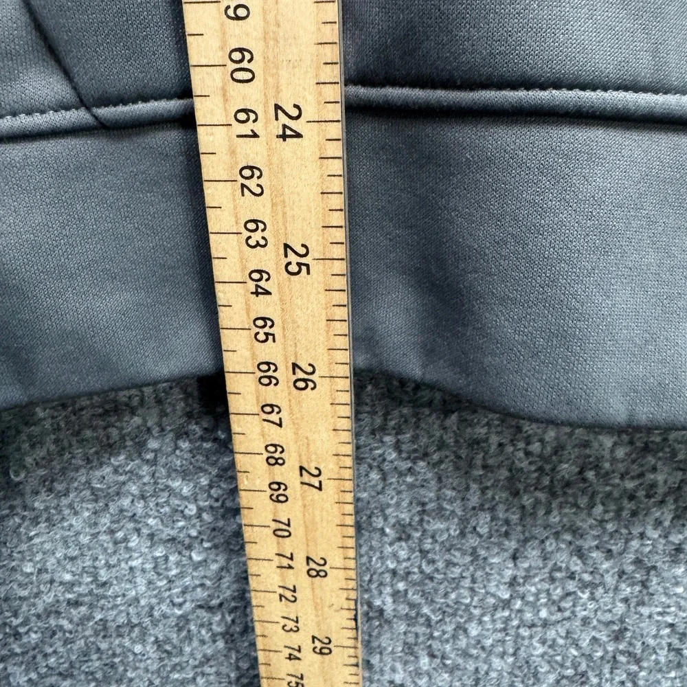 Adidas CV5751 Full Zip Hoodie Mens Medium Gray Fleece Lined Athletic Hoodie‎